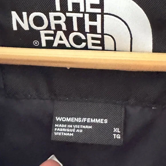 THE NORTH FACE WOMEN'S HIGH PILE FLEECE NUPTSE DOWN JACKET TNF Black sz XL - Picture 3 of 3